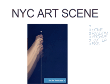 Tablet Screenshot of nycartscene.info